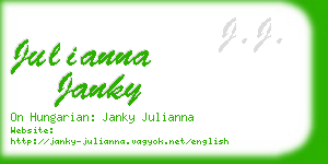 julianna janky business card